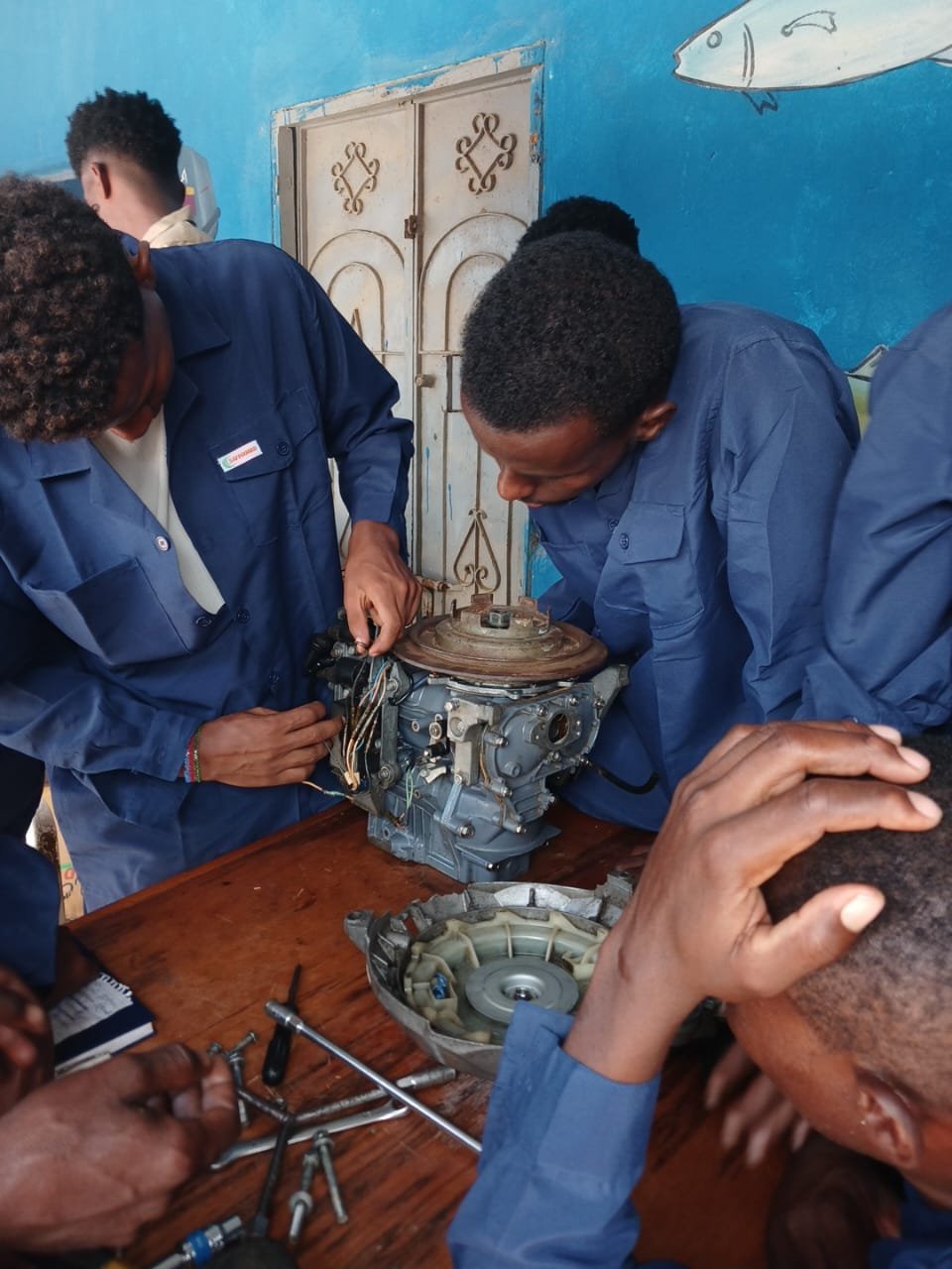 Training and field instruction at SMAFRI, Bosaso